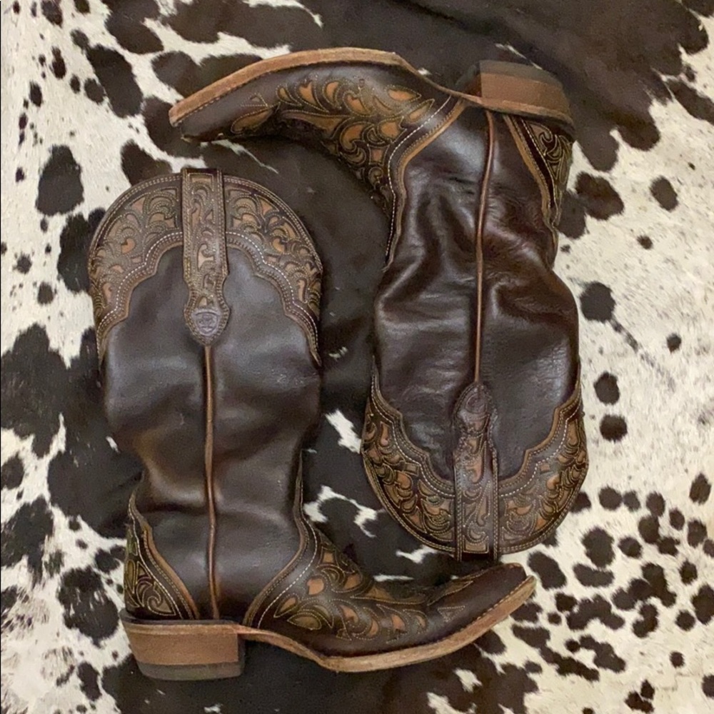 Ariat snip toe boots